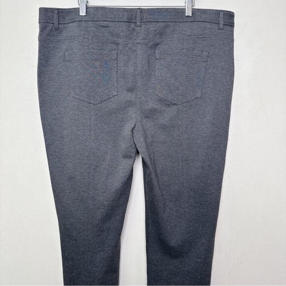 NEW Jones New York Womens Sz. 16W Charcoal Stretch Straight Leg Trouser - Picture 11 of 14